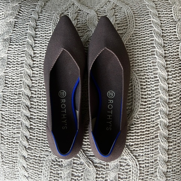 Rothy’s “The Point” Shoe in Mink. Size 10.5 - Picture 2 of 6